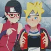Sarada Uchiha And Boruto Uzumaki Diamond Painting