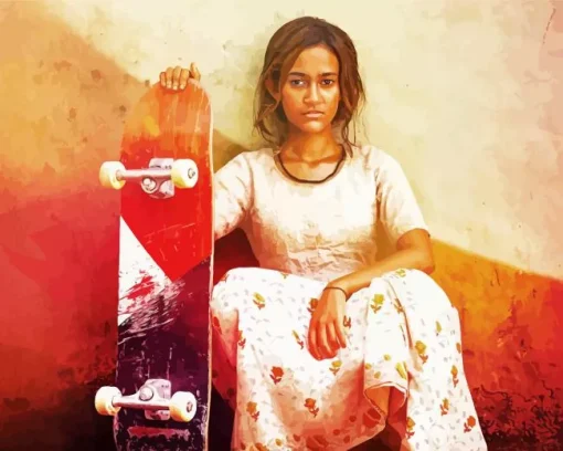Skater Girl Movie Diamond Painting