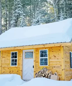 Snow House Diamond Painting