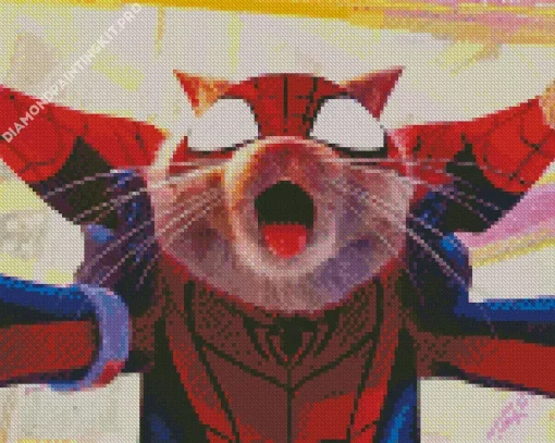 Spider Cat Diamond Painting