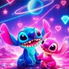Stitch And Angel Art Diamond Painting