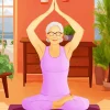 Stretching Woman Diamond Painting