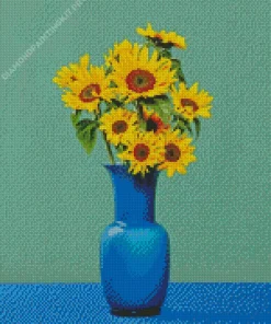 Sunflowers In A Vase Diamond Painting