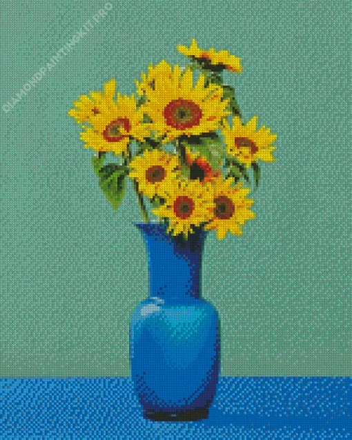 Sunflowers In A Vase Diamond Painting