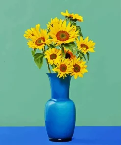 Sunflowers In A Vase Diamond Painting