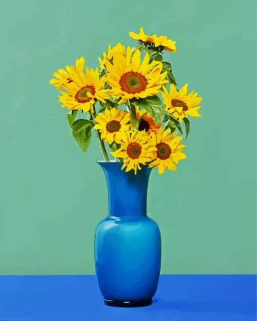 Sunflowers In A Vase Diamond Painting