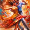 Tango Dancer Diamond Painting
