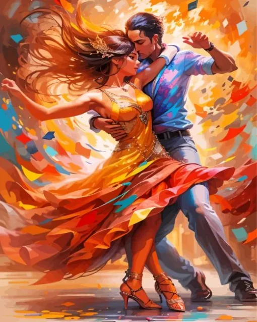 Tango Dancer Diamond Painting