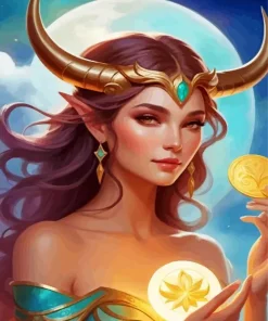 Taurus Girl Diamond Painting