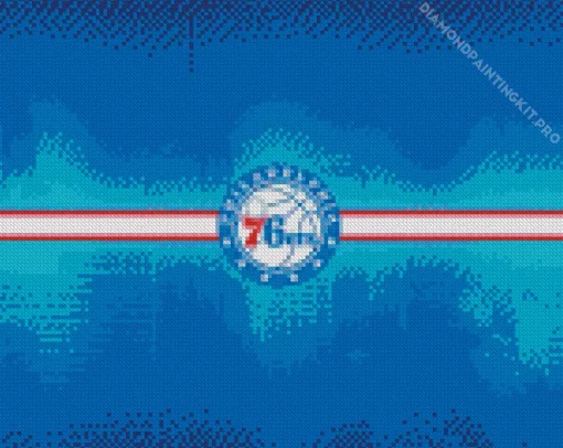 The 76ers Logo Diamond Painting