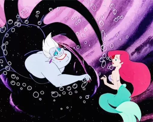 The Little Mermaid Ursula Diamond Painting