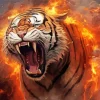 Tiger Roaring Diamond Painting