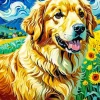 Van Gogh Dog Art Diamond Painting