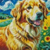 Van Gogh Dog Art Diamond Painting