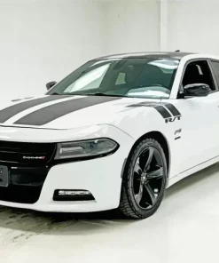 White Dodge Daytona 2016 Diamond Painting