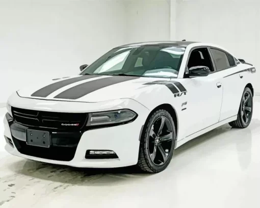 White Dodge Daytona 2016 Diamond Painting