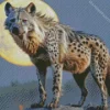 White Hyena Diamond Painting