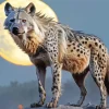 White Hyena Diamond Painting