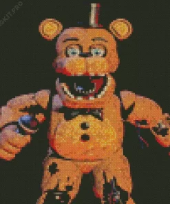 Withered Freddy Character Diamond Painting