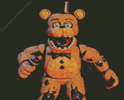 Withered Freddy Character Diamond Painting