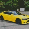 Yellow Charger Daytona Diamond Painting