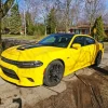 Yellow Dodge Charger Daytona Diamond Painting
