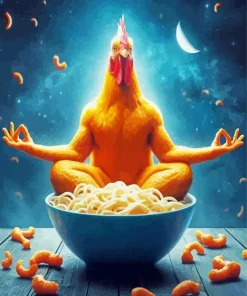 Yoga Chicken Diamond Painting