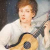 Boy With Guitar Art Diamond Painting