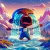 Cartoon Boy Crying Diamond Painting