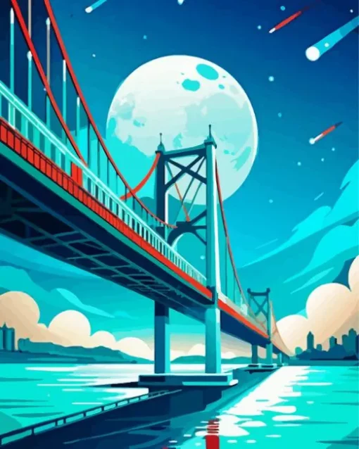 Easy Bridge Diamond Painting