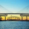 Long Beach Bridge California Diamond Painting