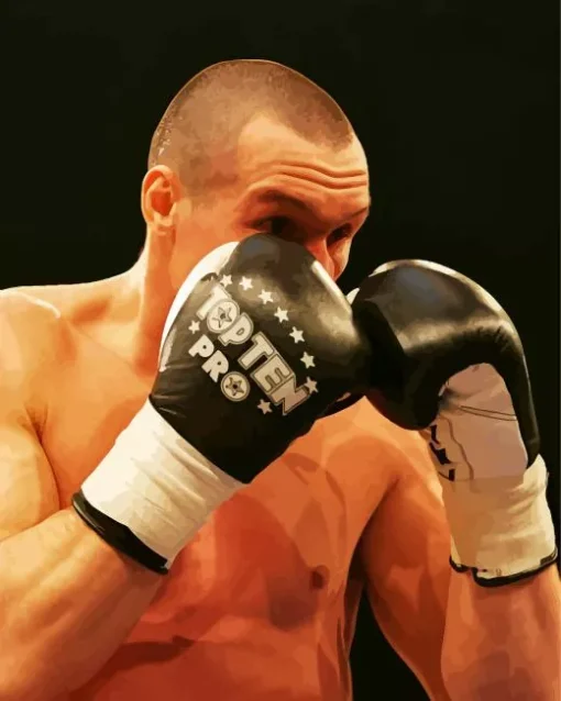 The Boxer Sebastian Sylvester Diamond Painting