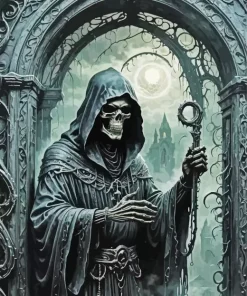 Edgy Grim Reaper Diamond Painting