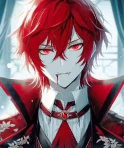 Anime Boy Vampire Diamond Painting
