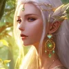 Blonde Elven Girl Diamond Painting
