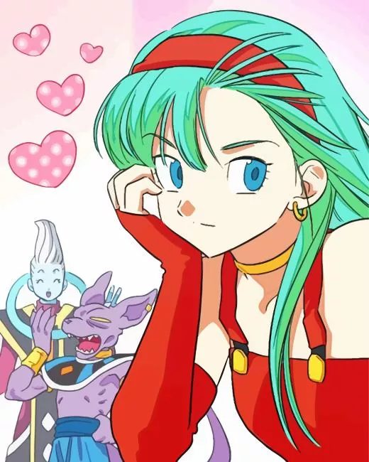 bra dragon ball Diamond By Numbers Bra Dragon Ball Diamond Painting