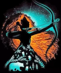 Brave Silhouette Diamond Painting
