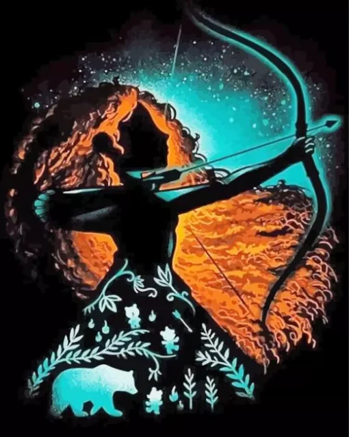Brave Silhouette Diamond Painting