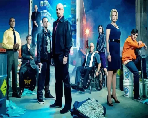 Breaking Bad Characters Diamond Painting