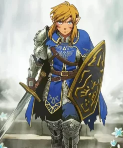 Breath Of The Wild Link Diamond Painting