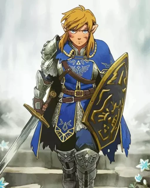 Breath Of The Wild Link Diamond Painting