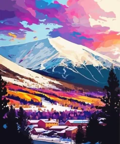 Breckenridge Colorado Poster Diamond Painting