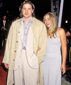 Brendan Fraser And His Wife Diamond Painting