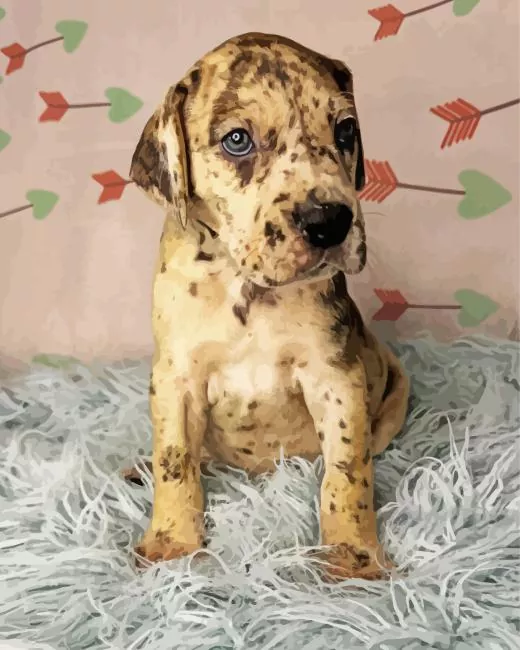 brindle dane puppy Diamond Paints Brindle Dane Puppy Diamond Painting