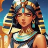 Cool Egyptian Girl Diamond Painting