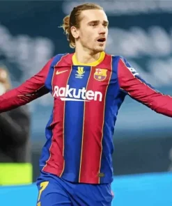 Cool Fc Barcelona Griezmann Art Diamond Painting