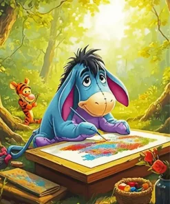 Cool Sad Eeyore Diamond Painting