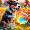 Cute Field Dog Diamond Painting