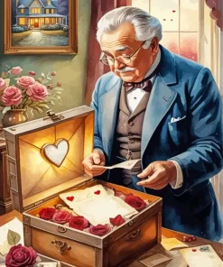 Edwardian Grandpa Diamond Painting
