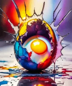 Egg Yolk Art Diamond Painting